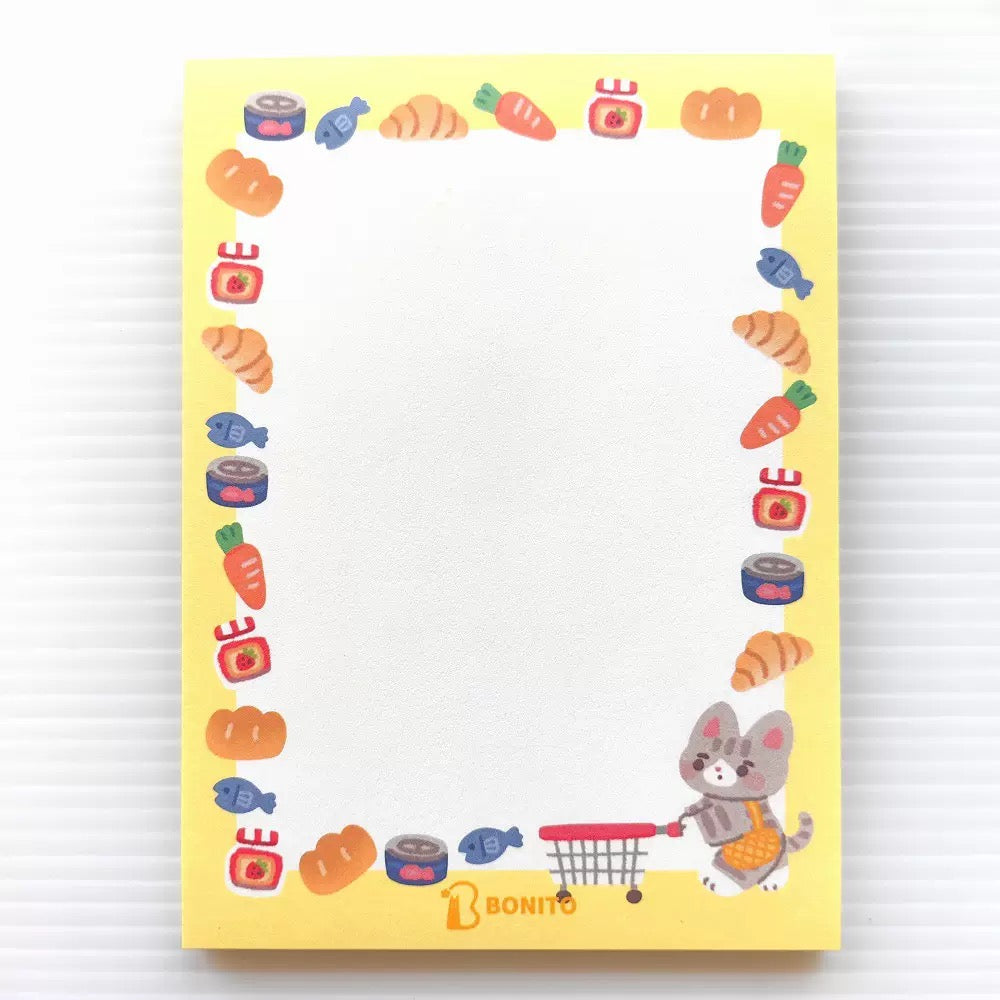 BONITO Happy Shopping Sticky Note, 10-pcs