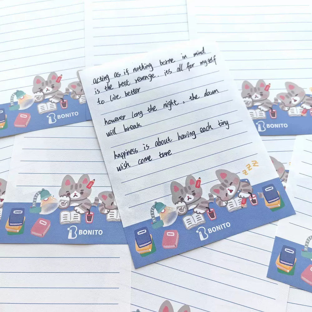 BONITO Cute Classmate Sticky Note, 10-pcs