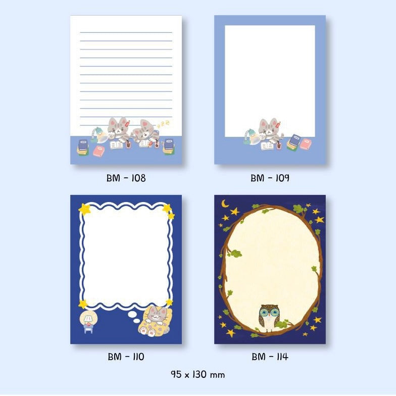 BONITO Cute Classmate Sticky Note, 10-pcs