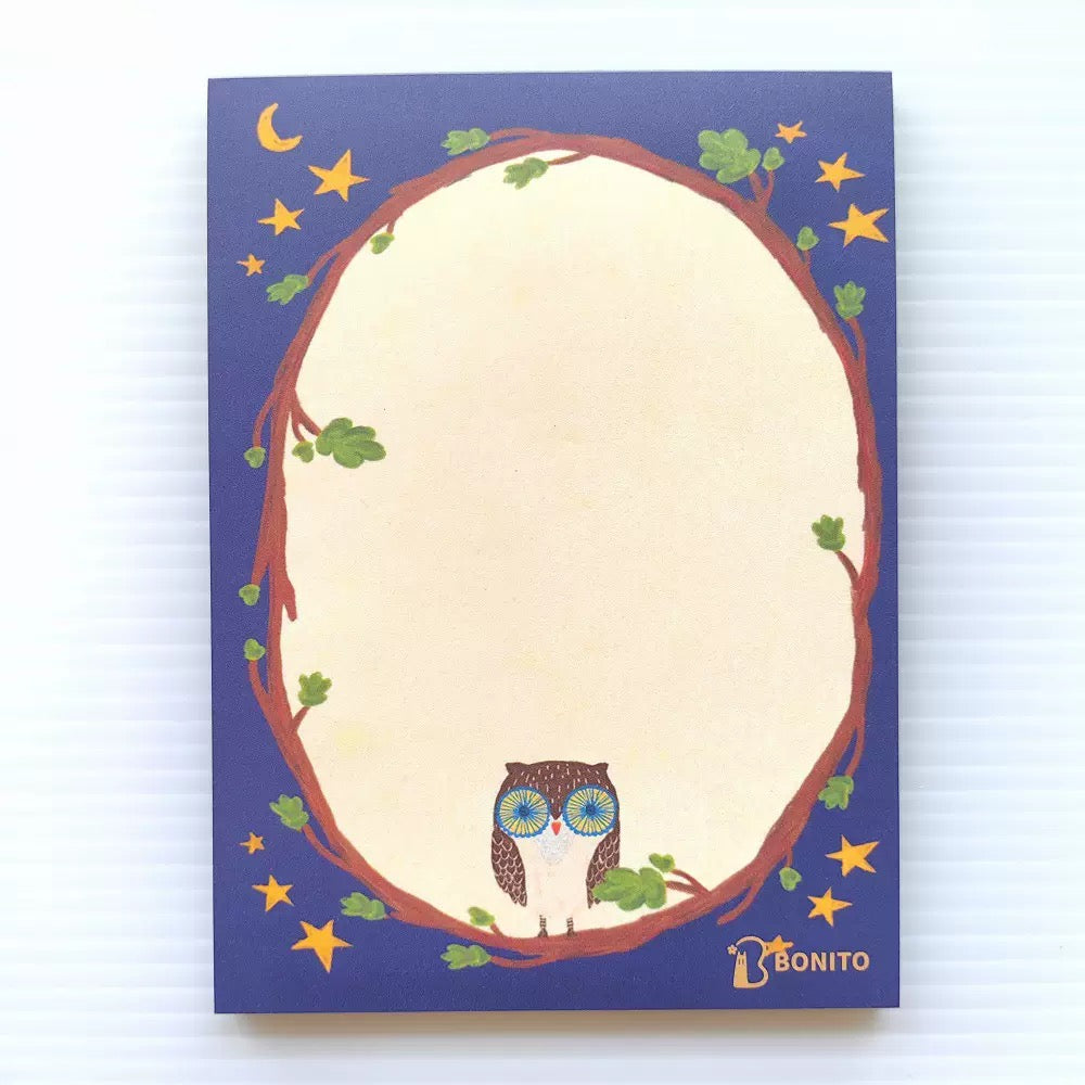 BONITO Night Owl Sticky Note, 10-pcs