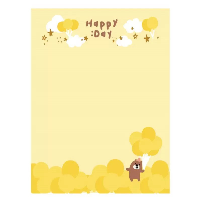 BONITO Happy Day Sticky Note, 10-pcs