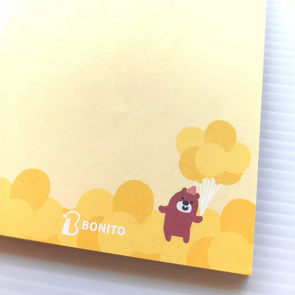 BONITO Happy Day Sticky Note, 10-pcs