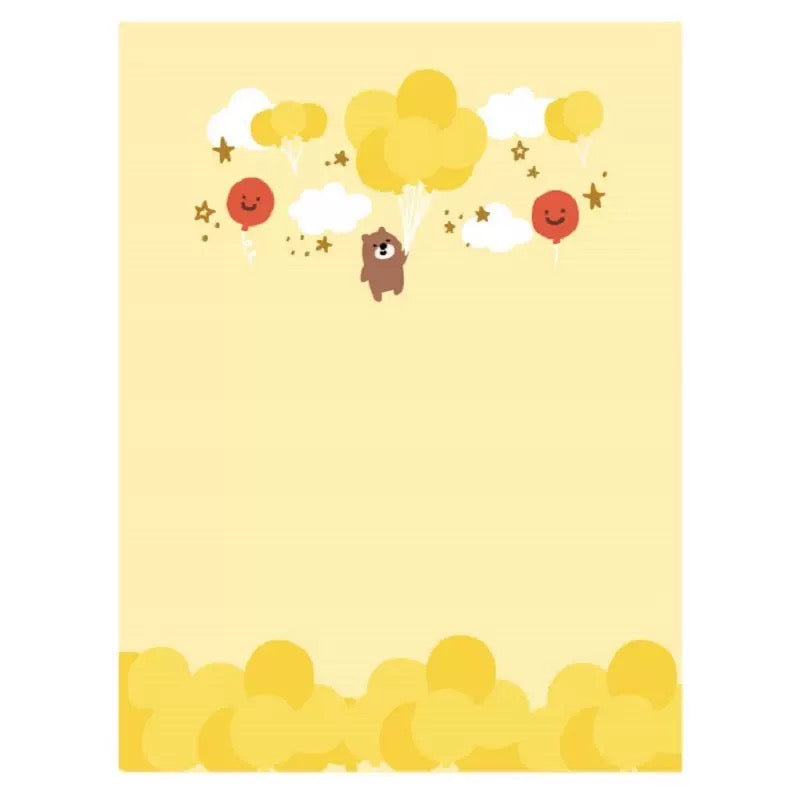 BONITO Happy Bear Sticky Note, 10-pcs
