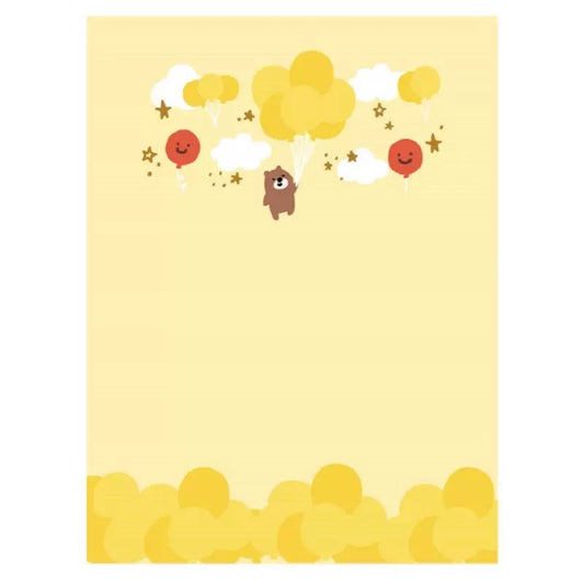 BONITO Happy Bear Sticky Note, 10-pcs