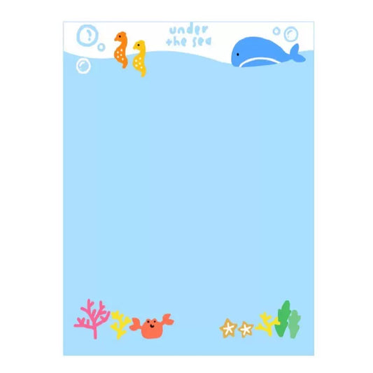 BONITO Underwater Bubbles Sticky Note, 10-pcs