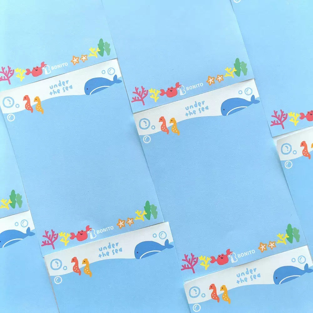 BONITO Underwater Bubbles Sticky Note, 10-pcs