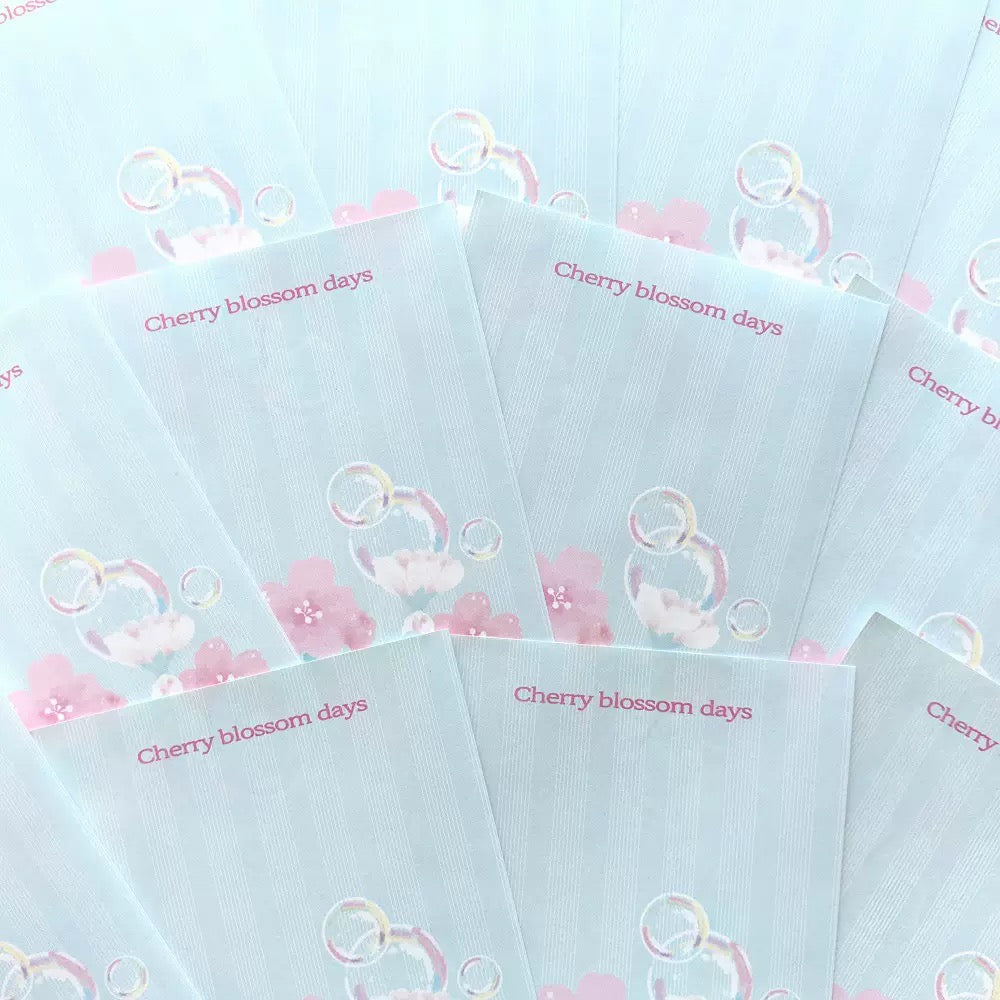 BONITO Cherry Blossom Days Sticky Note, 10-pcs
