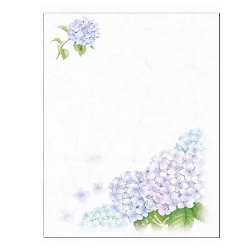BONITO Purple Hydrangea Sticky Note, 10-pcs