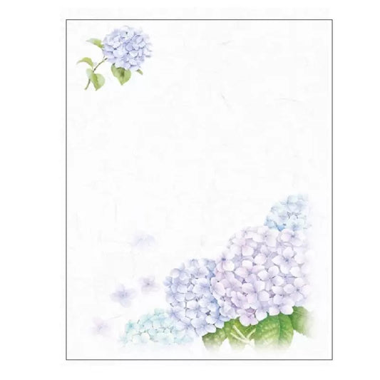BONITO Purple Hydrangea Sticky Note, 10-pcs