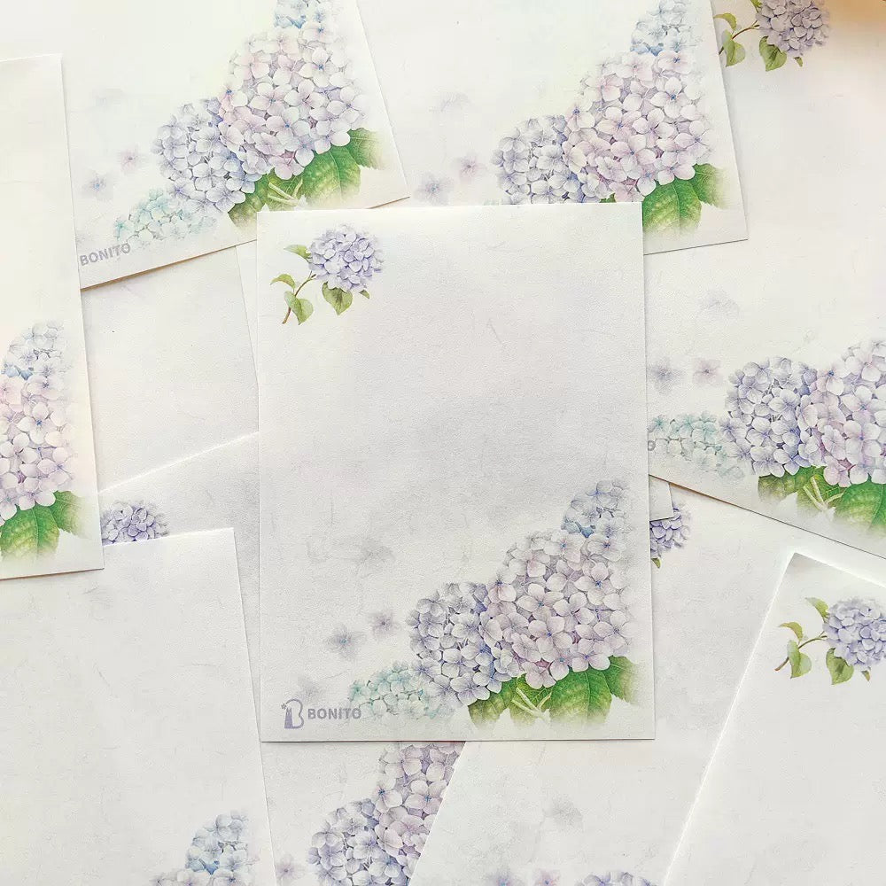 BONITO Purple Hydrangea Sticky Note, 10-pcs