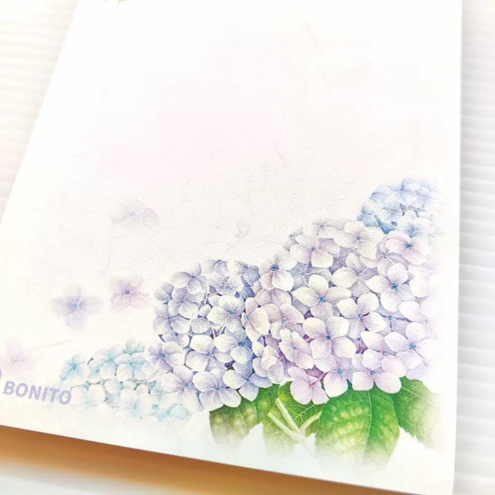 BONITO Purple Hydrangea Sticky Note, 10-pcs