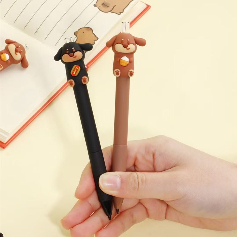 Dachshund Dog Eternal Metal Pencil, 24-pcs