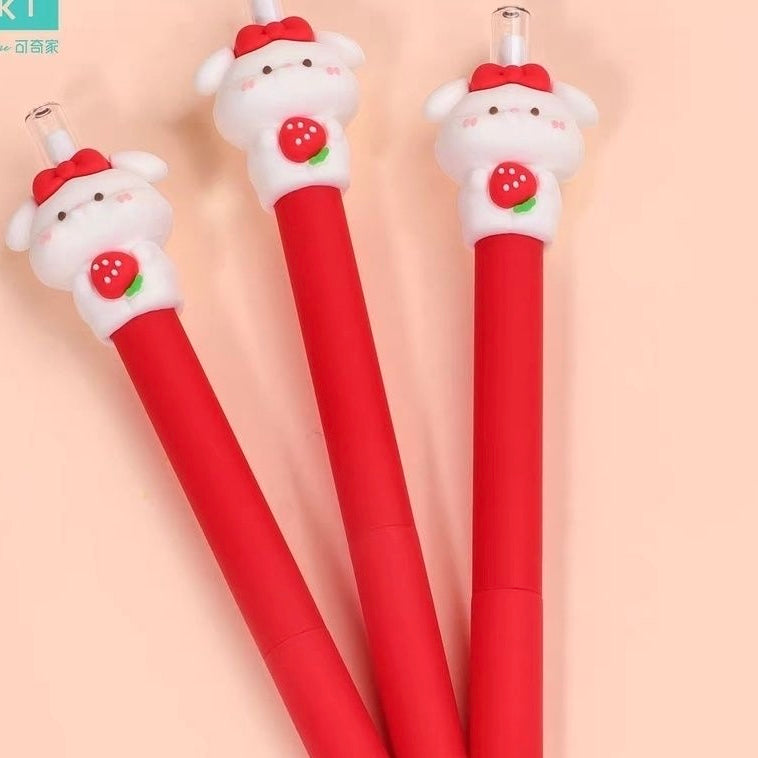 Strawberry Bunny Eternal Pencil, 24-pcs