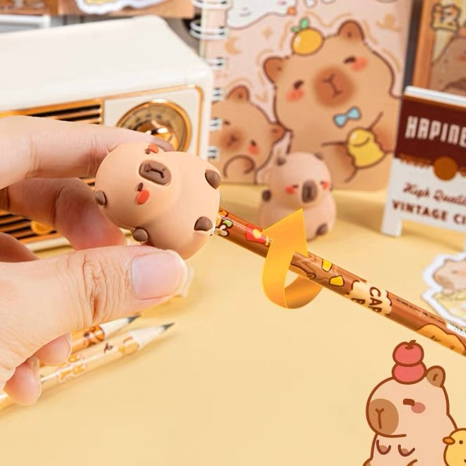 MOKA Capybara Pencil Sharpener, 10-pcs