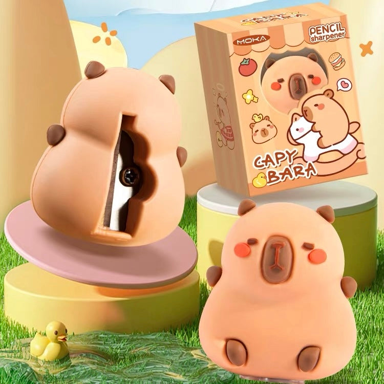 MOKA Capybara Pencil Sharpener, 10-pcs