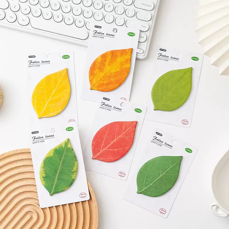 Post It Fallen Leaves Sticky Note, 10-pcs