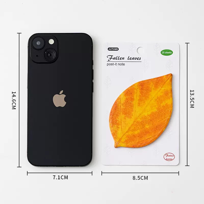 Post It Fallen Leaves Sticky Note, 10-pcs