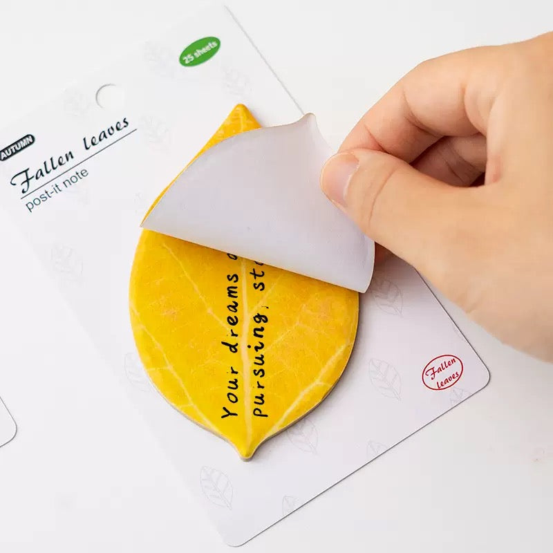 Post It Fallen Leaves Sticky Note, 10-pcs