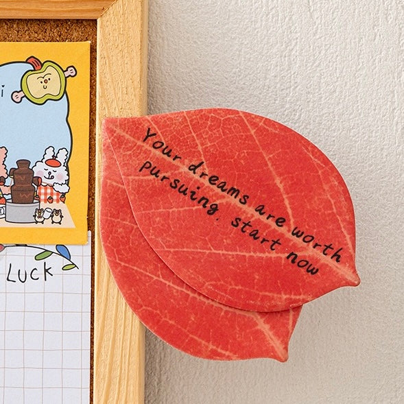 Post It Fallen Leaves Sticky Note, 10-pcs