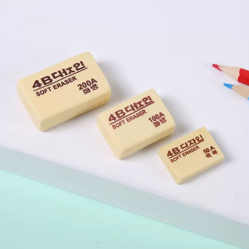 Soft 4B Art Eraser for Drawing, 30-pcs