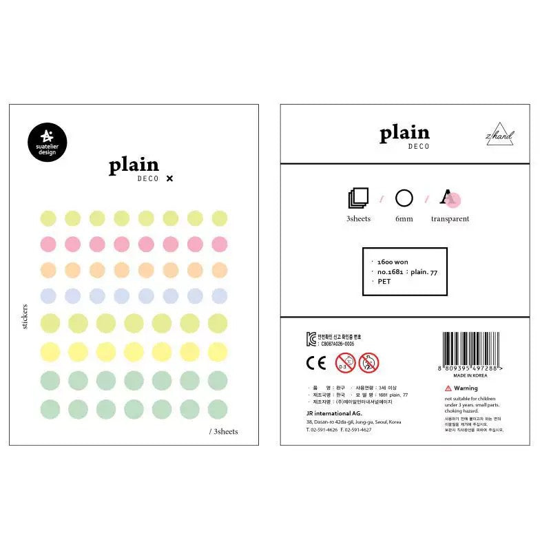 Suatelier Planner Index Tabs, 20-pcs