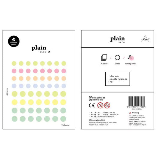 Suatelier Planner Index Tabs, 20-pcs