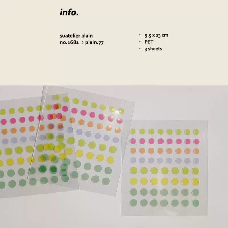 Suatelier Planner Index Tabs, 20-pcs
