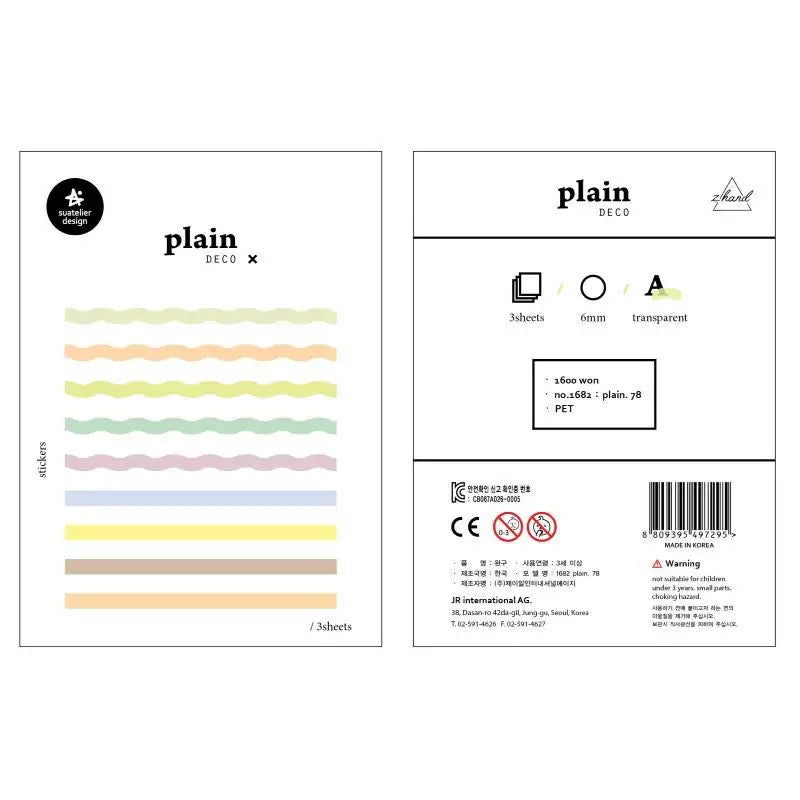 Suatelier Index Tabs Convenient Order Collection, 20-pcs