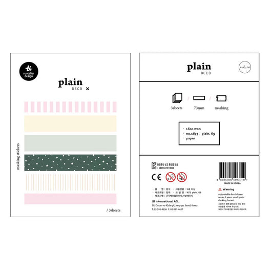 Suatelier Planner Index Tabs, 20-pcs