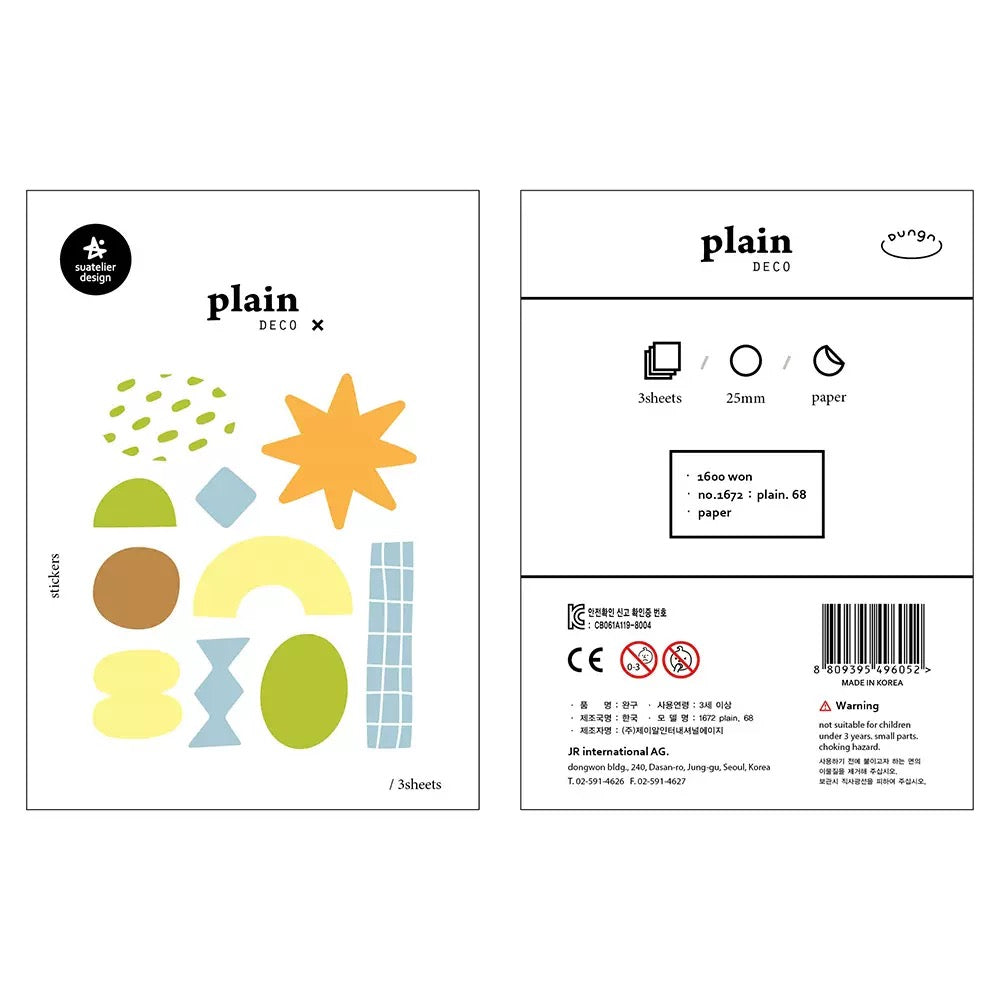 Suatelier Index Tabs Convenient Order Collection, 20-pcs