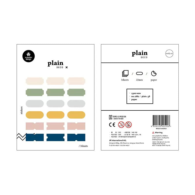 Suatelier Index Tabs Convenient Order Collection, 20-pcs