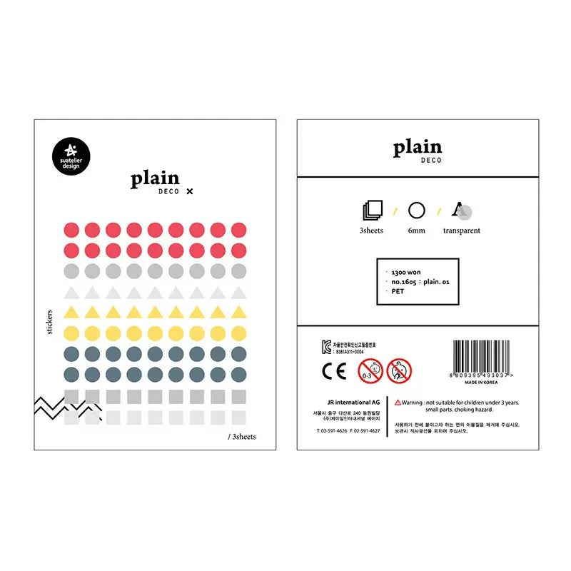Suatelier Index Tabs Convenient Order Collection, 20-pcs