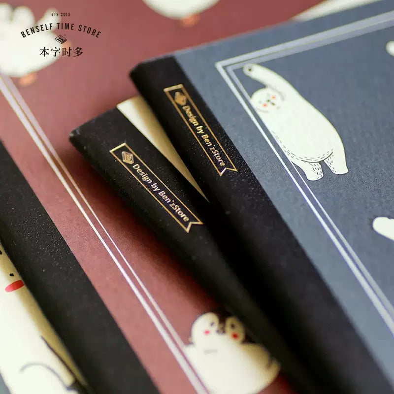 A5 Animal Grid Softcover Notebook, 10-pcs