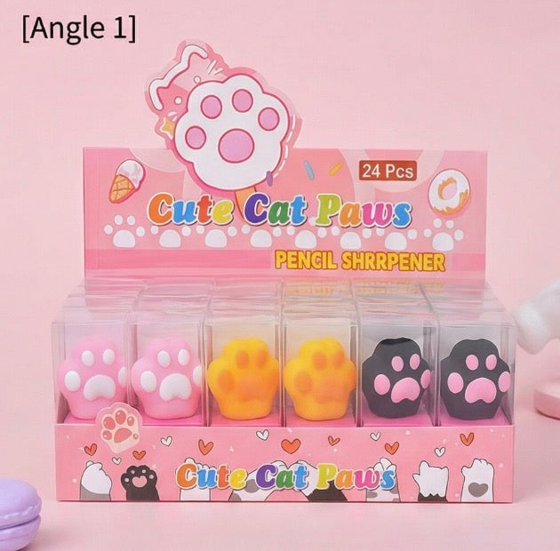 Cat Paws Mini Pencil Sharpener, 576-pcs/set