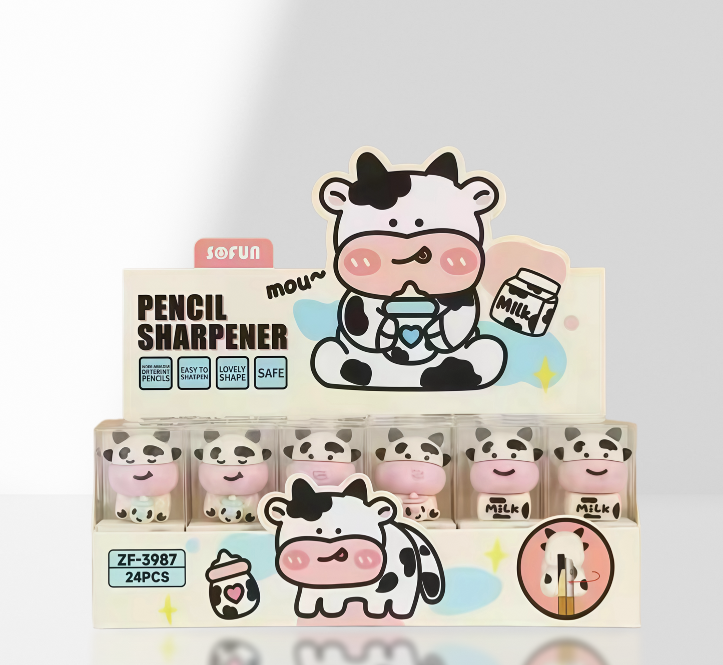 Hippo Mini Pencil Sharpener, 960-pcs/set