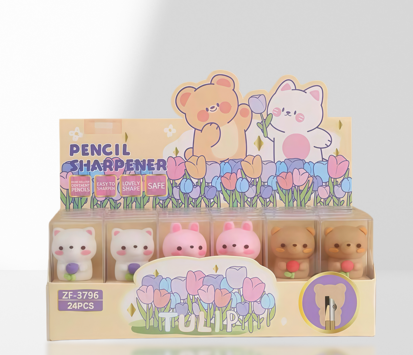 Hippo Mini Pencil Sharpener, 960-pcs/set