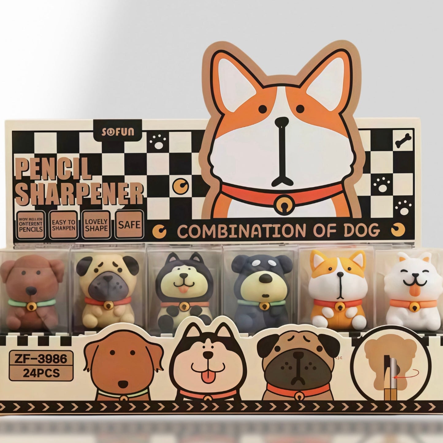 Hippo Mini Pencil Sharpener, 960-pcs/set