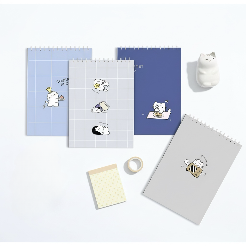 Modern Cute Minimal Sketch pad, 128-pcs/set