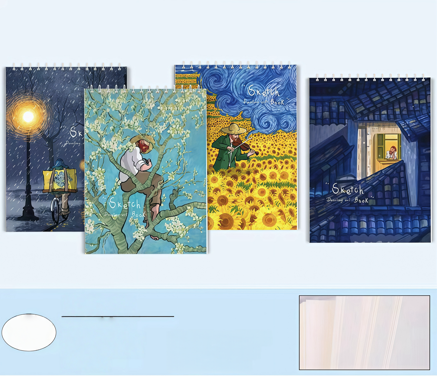 Art Muse Sketch Pad, 128-pcs/set