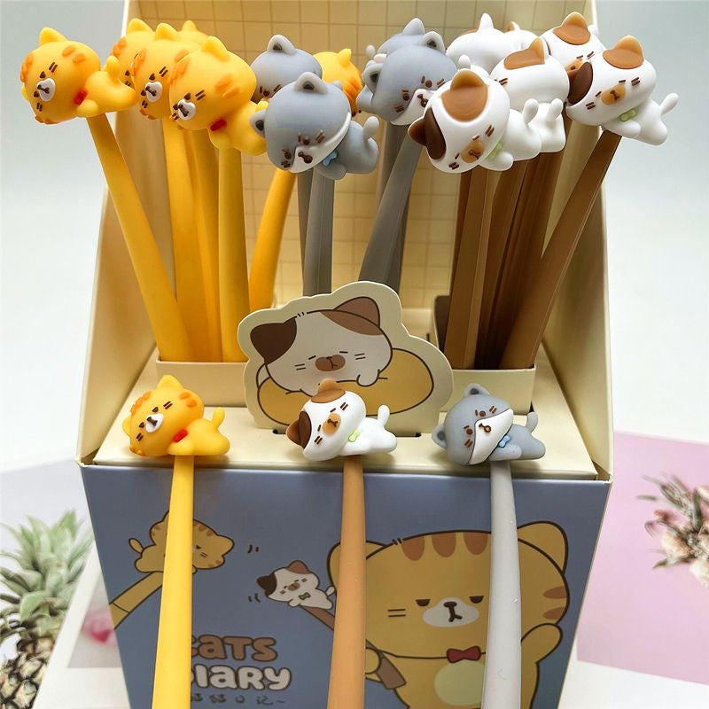 Daily Kitty Wiggle Pen, 24-pcs