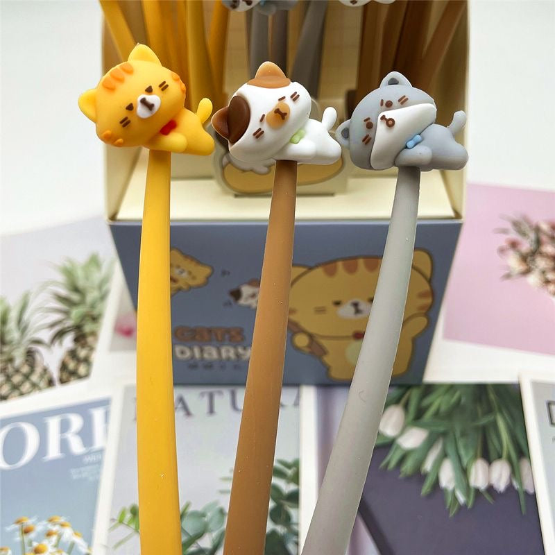 Daily Kitty Wiggle Pen, 24-pcs