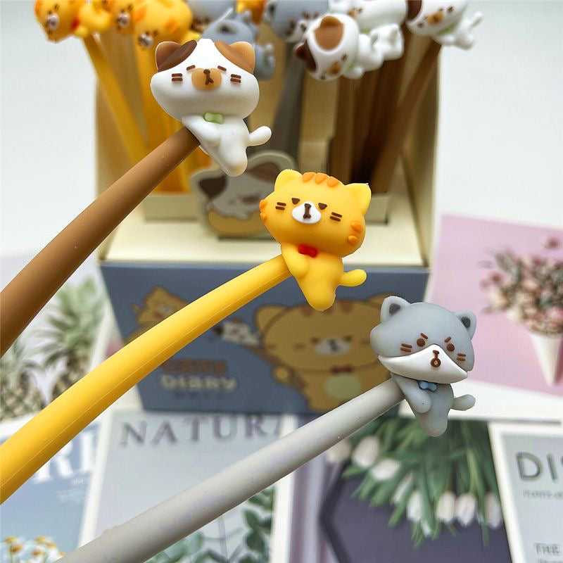 Daily Kitty Wiggle Pen, 24-pcs