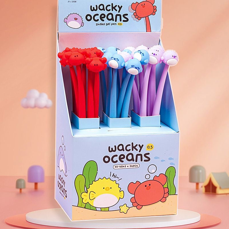 Ocean Animal Wiggle Pens, 432-pcs/set