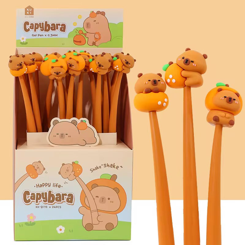 Capybara Wiggle Pen, 24-pcs