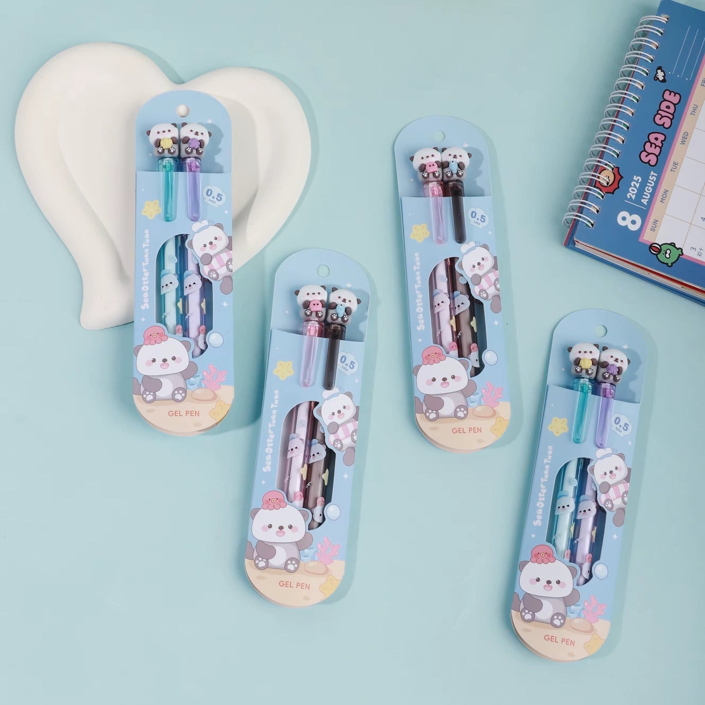 Sea Otter Sharing Pen, 24-cards