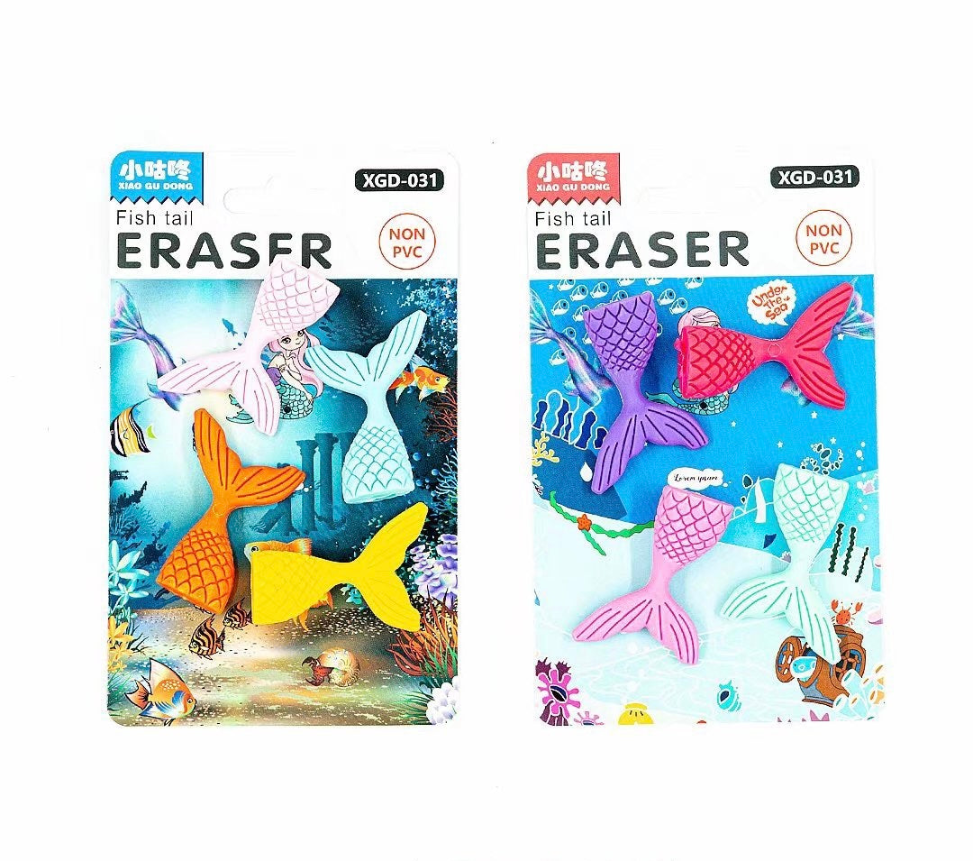 Novelty Animals Eraser, 24-cards