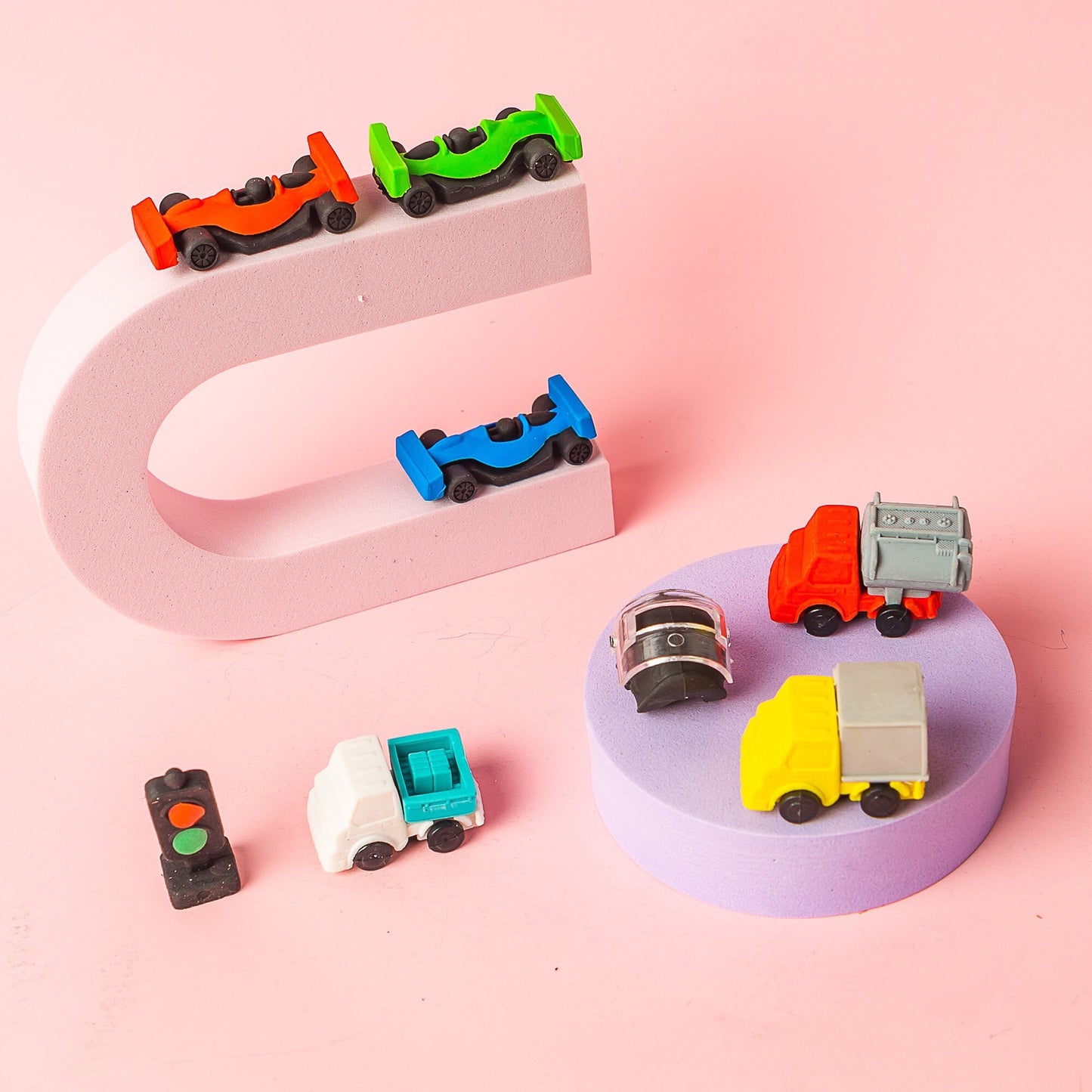 Novelty Themed Eraser, 24-cards