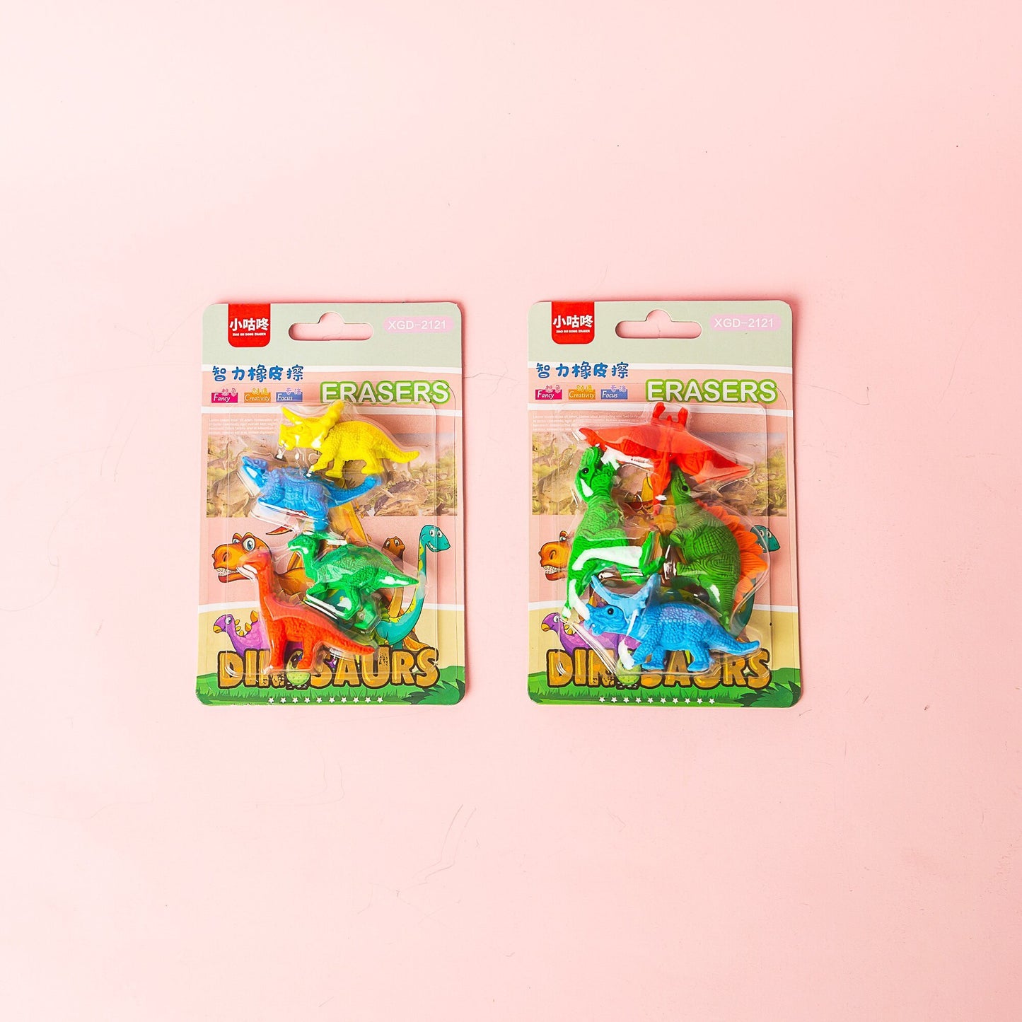 Novelty Animals Eraser, 24-cards