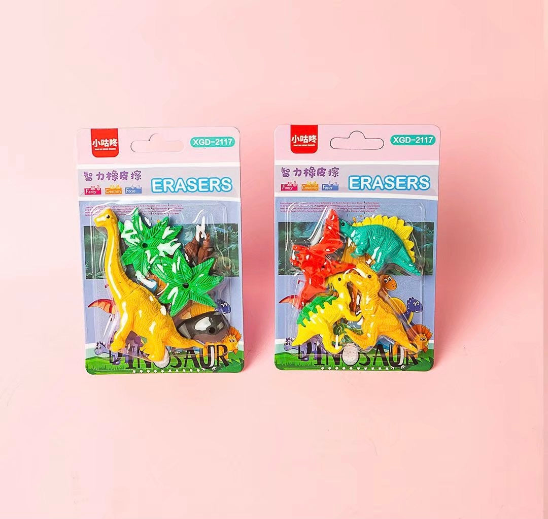 Novelty Animals Eraser, 24-cards