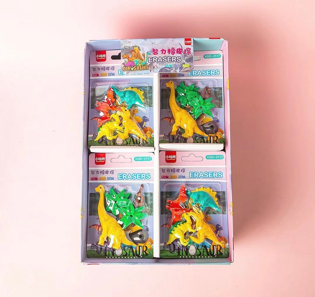 Novelty Animals Eraser, 24-cards